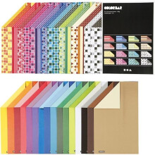 Papel cartão A4 - Color Bar - 250 gr - 32 folhas - Cores sortidas