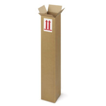 Cartão de embalagem alongado 50 x 10 x 10 cm - Canelura simples