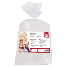 Rayher Hobby Rayher - Ovatta di Imbottitura, molto morbida, Sacchetto da 300g, 100% poliestere, lavabile, bianco - 3315000