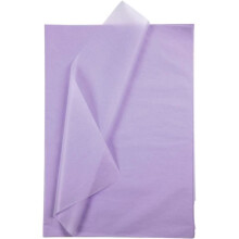 Papel de seda - 50 x 70 cm - 10 hojas - Lila Claro - Violeta