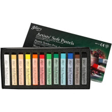Soft square pastels of high quality, exceptional pigmentation - perfect for artists. ref 38164