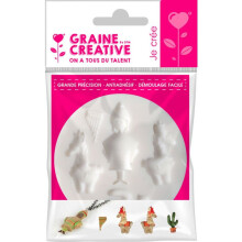 Graine Créative - Silikoni muotti (mini) Etelä-Amerikka Ø 7 cm