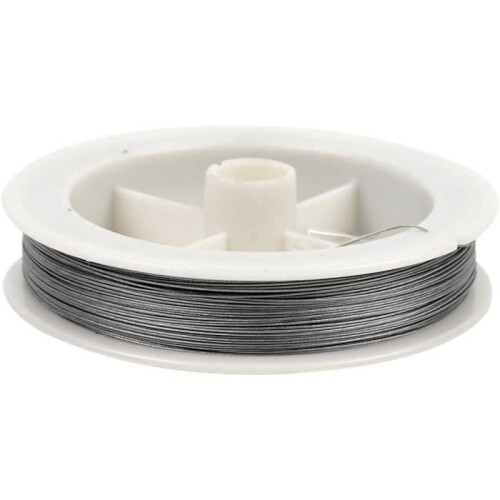 Creotime fil décoratif 100 m d'argent