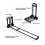 Folding Hand Truck Retractable Tie Rod 14