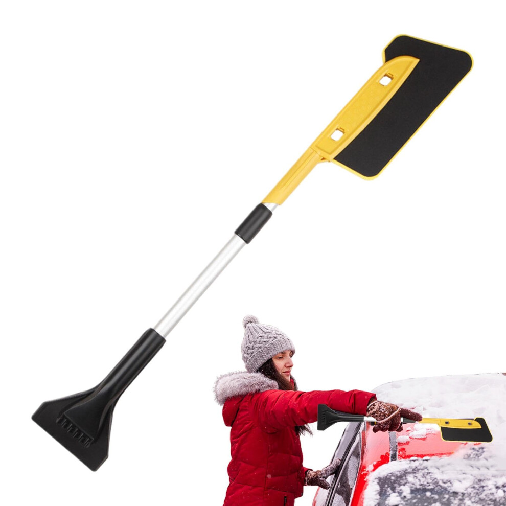 Auto Snow Scraper, Removable Ice Scraper And Snow Brush - Durable, Scratch-Resistant Windshield Tool With Ergonomic Grip 6447073318450