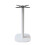 Base for high table height 110 cm Round white model 1