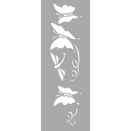Graine Créative - Schablone 15 x 40 cm Schmetterlinge
