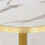Round high table Ø 60 cm Rome bistro white marble 3