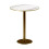 Round high table Ø 60 cm Rome bistro white marble 1