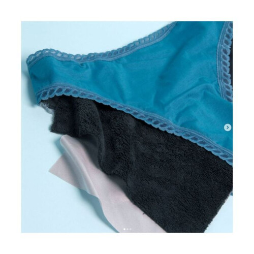 Blaue Menstruationsunterhose leichter Fluss - Größe 38 1