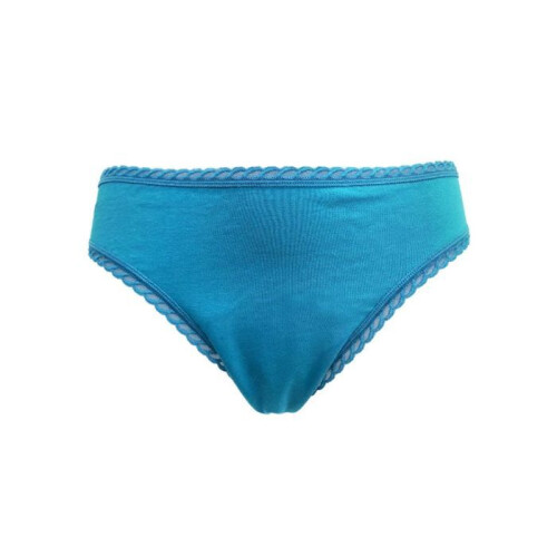 Blaue Menstruationsunterhose leichter Fluss - Größe 38