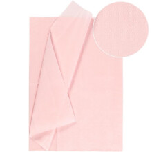 Papel de seda - 50 x 70 cm - Rosa con lunares - 6 pcs