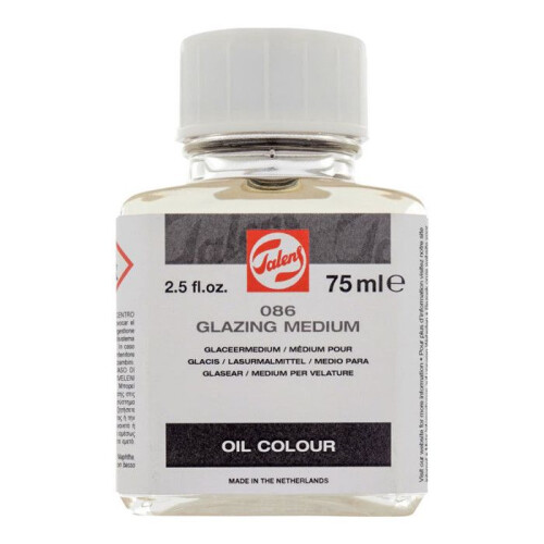 Medium per velatura - Pittura ad olio - Fluidifica - Lucentezza - Talens - 75ml