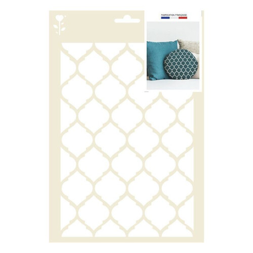 Schablone Deko - Istanbul - A4 - Kunststoff - Beige