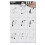 3 decoration stencils - Alphabet - 20 x 30 cm 1