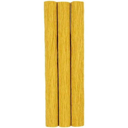 Crepe Paper Pack - Curry - 25 x 60 cm - 3 pcs - Elastic - Durable - Creative