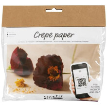 DIY Crepe Paper Flower Kit - Anemone - Multicolor - For Children - Unisex