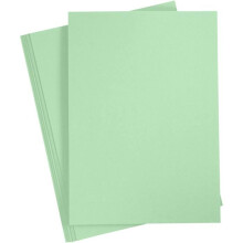 Papel cartônico - 220 g - A4 - 10 folhas - Verde Claro - Textura fina