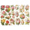 Stanzteile Vintage - Rosenblüten - 2 Blätter 1
