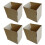 4 caixas de embalagem 20 x 15 x 11 cm 1