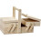 Caja de costura de madera con 5 compartimentos. ref 57770 1