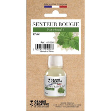 Duft für Kerzen - Patchouli - 27 ml - Hergestellt in Frankreich - Würziger Duft - Für DIY-Kerzen
