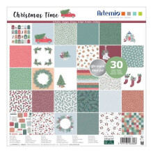 Papel de Seda - ARTEMIO - Tiempo de Navidad - 30,5 x 30,5 cm - 150 g/m² - Ecológico