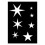 Stencils - Estrelas - Preto - Para designs perfeitos 2
