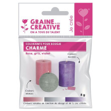 3 colorantes sólidos para velas - Charm