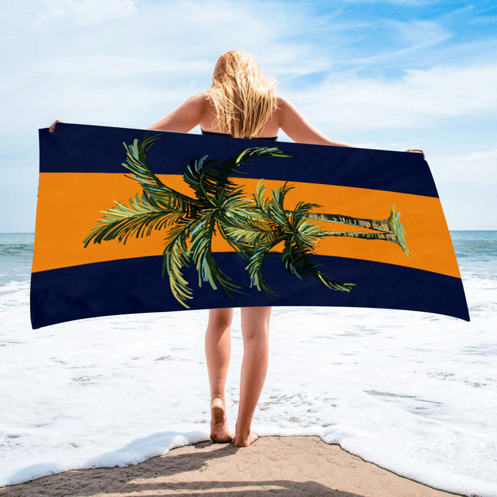 (AG) Rectangular Beach Towel Fine Fiber Towel Beach Mat Bath Towel Shawl Water Absorbing Portable And Drying All Season Universal Size Large Enough Fo-image-OPC-PK99ZH6-NEW