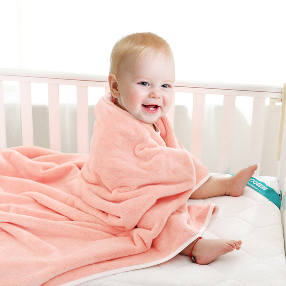 (Pink) Towel Super Soft Little Babi Bath Towel Infant Towel Newborn Towel Blanket Suitable For Little Babi's Delicate