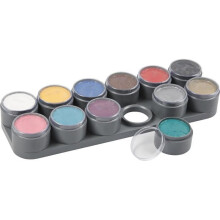 Meikki Palette Kasvoille ja Keholle - GRIMAS - 12 Väriä - 15 ml - Vesiväri - Vesitiivis