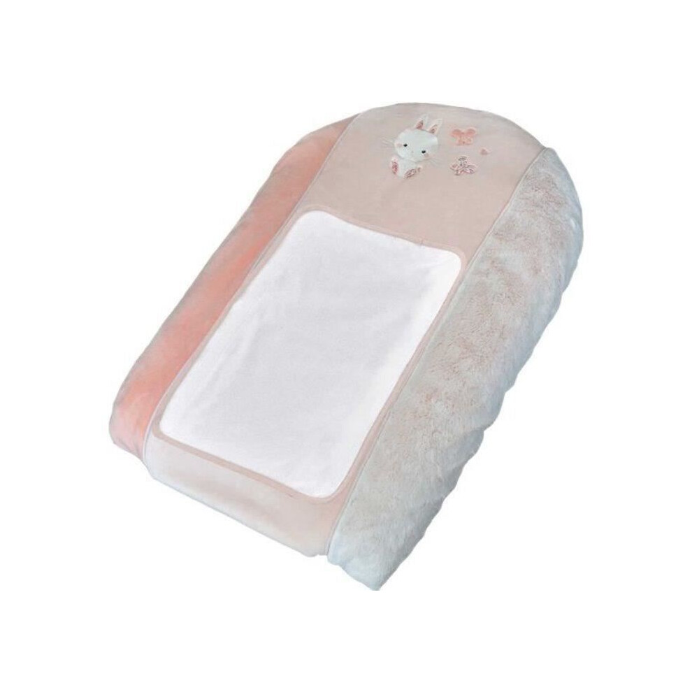 Domiva Changing Mat With Lapinou Cover - Pink - 50 X 75 Cm