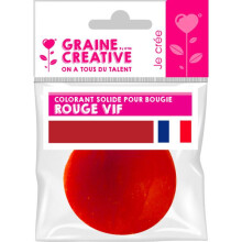 Graine Créative - colorante sólido para vela 20 g Rojo
