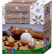 Cera para velas - DTM OCIO CREATIVO - 500 g - Listo para usar - Multicolor - Mixto
