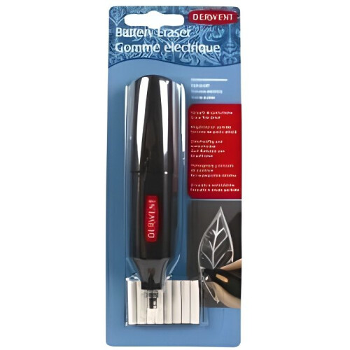 Derwent Electric Eraser - Derwent - 2301931 - Precision - Professional Quality - 8 Replacement Tips