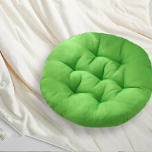 (Green) Padded Round Chair Padded Dinette Chair Padded Office Student Chair Padded