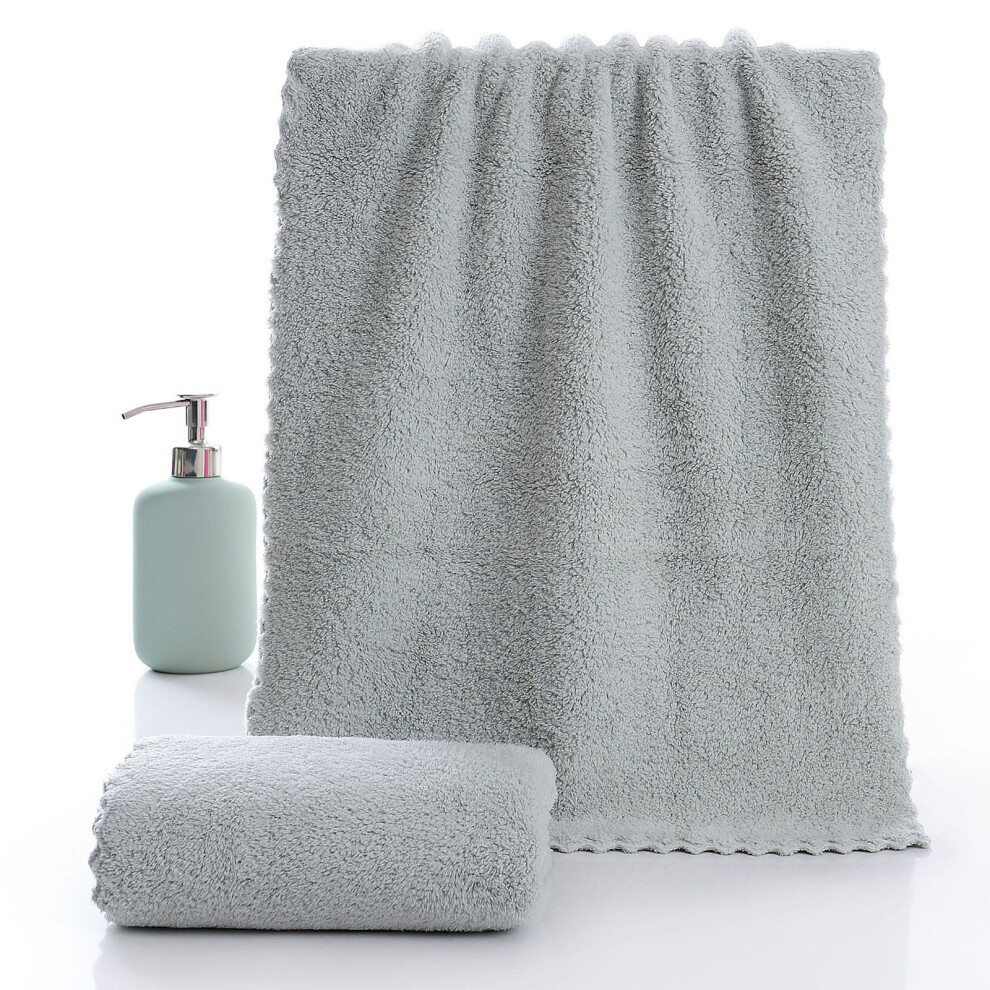 (E) Velvet Towel Plain Face Towel Soft Absorbent Face Wash Ah Face Towel-image-OPC-PK9B7PV-NEW