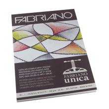 Fabriano - Fabriano Unica Block A4 250 g Weiß 20 Blätter.
