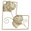 Gold Leaf Metal Wall Decor Iron Wall Decoration 5