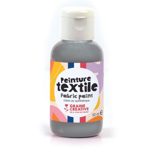 Textile paint 50 ml - silver