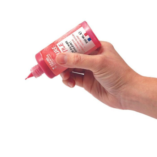 Textile paint 100 ml tie and die effect - coral 2