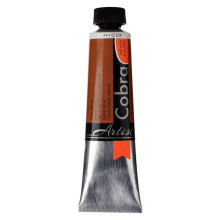 Oil Paint - Cobra - Raw Sienna - Tube 40ml - Watermixable - Brown Color