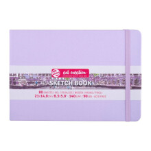 Carnet Croquis - 21 x 14,8cm - 80 hojas - 140g - violeta pastel - Royal Talens