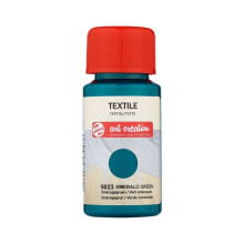 Peinture pour textile - vert émeraude - Talens Art Creation - 50ml