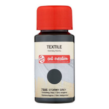 Peinture pour textile - gris orageux - Talens Art Creation - 50ml