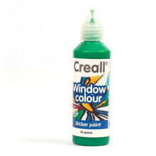 Tinta para janela reposicionável Creall Glass 80 ml - verde