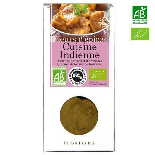 Fleurs d épices bio Cuisine indienne 38g