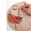 Decorative embroidery kit face line art 3