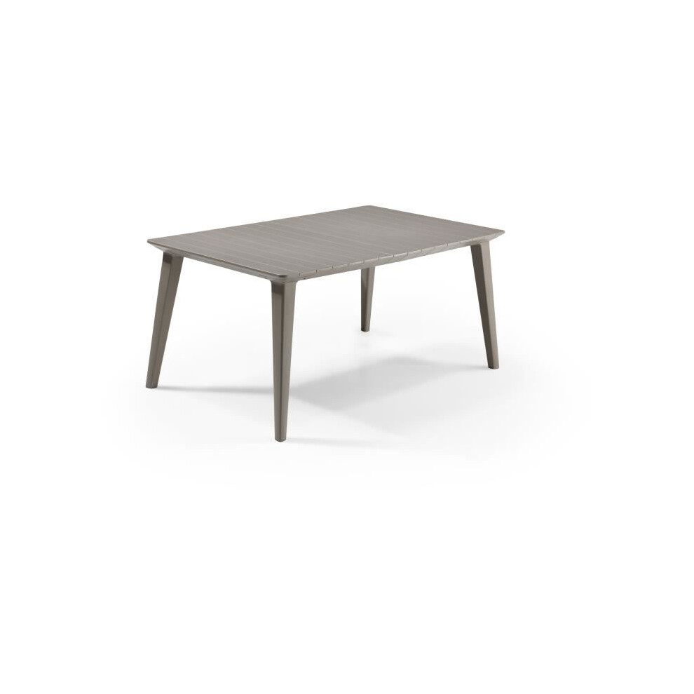 Keter Garden Table - Rectangular 160Cm - Cappuccino - In Resin - 6 People - Lima -Allibert By